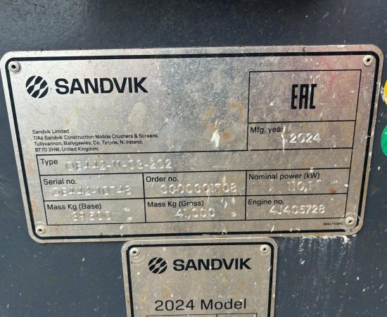 Pre-owned_screening_sandvik_qe442_2024-2