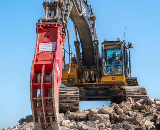 concrete pulverizer breaker