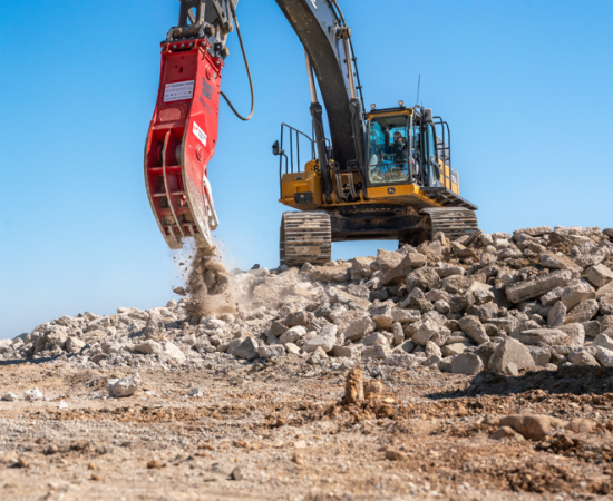 concrete pulverizer breaker