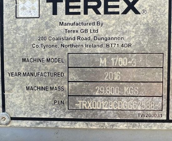 Terex M1700 i